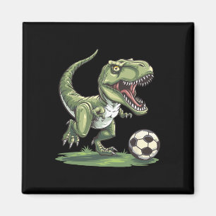 Funny Frog Playing Soccer Graphic Weird Frog Magnet