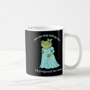 Funny Frog Pregnancy Announcement Medieval Pregnan Coffee Mug