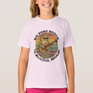 funny frog singing T-Shirt
