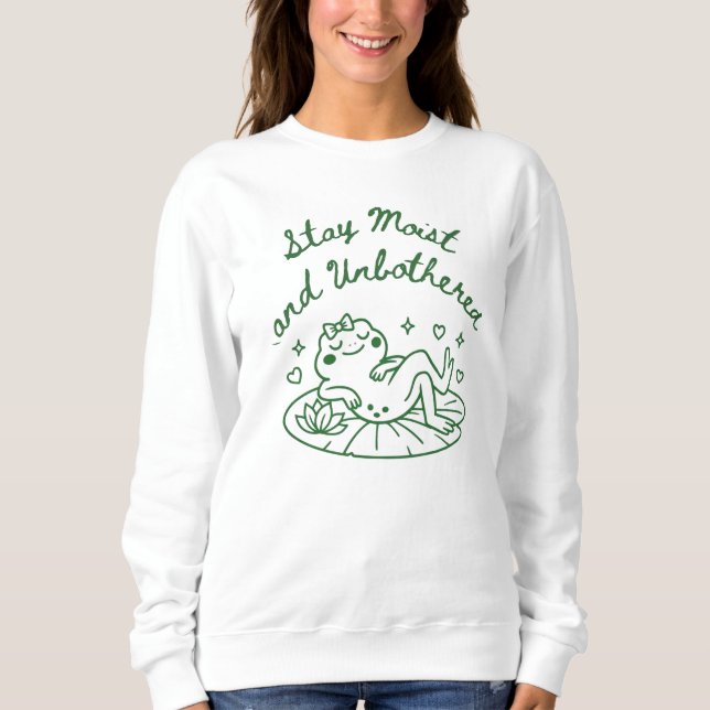 Funny Frog Sweatshirt Gift (Front)