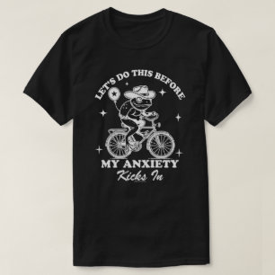 Funny Frog T-Shirt - Bicycle Riding Cowboy Toad