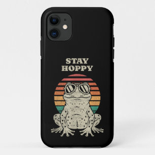 Funny Frog Toad Lover Retro Vintage Design  iPhone 11 Case
