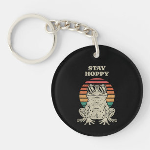 Funny Frog Toad Lover Retro Vintage Design Key Ring