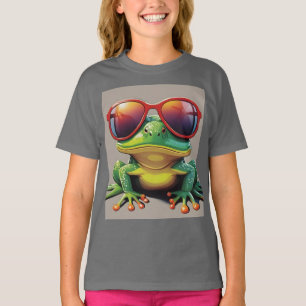 Funny frog with sunglasses T-Shirt