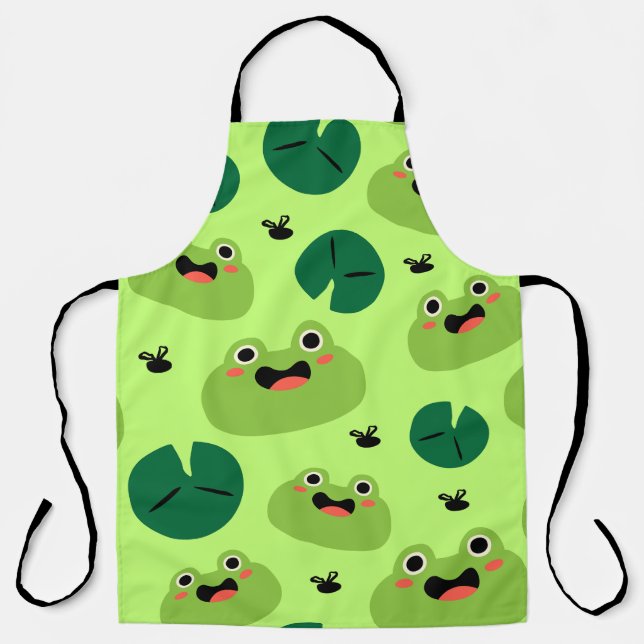Funny frogs apron (Front)