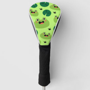 Funny frogs golf head cover