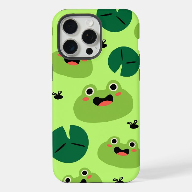 Funny frogs iPhone case (Back)