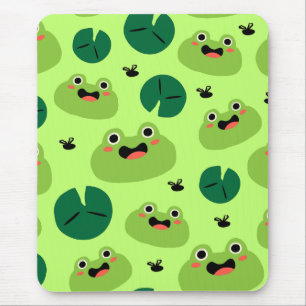 Funny frogs mouse mat