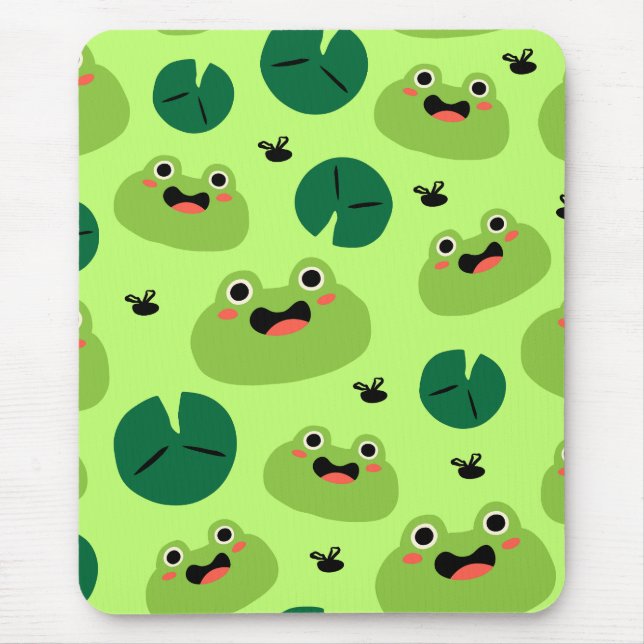 Funny frogs mouse mat (Front)