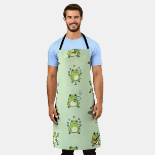 Funny Frogs on the Go Apron