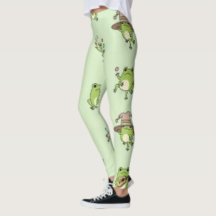 Funny Frogs on the Go Leggings