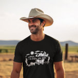 Funny "From the 1900s" Cart & Oxen T-Shirt<br><div class="desc">Perfect gift for anyone born before 2000. Or just for yourself! Add your custom wording to this design by using the "Edit this design template" boxes on the right hand side of the item, or click the blue "Customise it" button to arrange the text, change the fonts and colours and...</div>