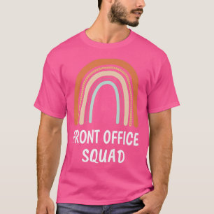 Funny Front Office Squad School Secretary Last Day T-Shirt