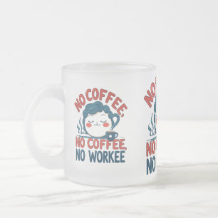 Funny Frosted Glass Mug