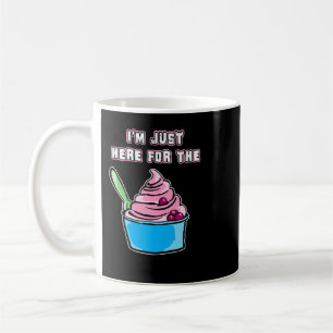 Funny Frozen Yogurt Drawing Woman Girl Tee Kids Coffee Mug