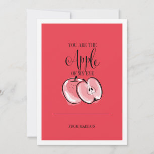 Funny Fruit Pun Apple Valentine Card