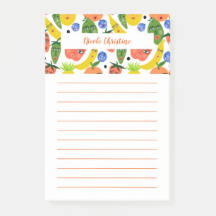Funny Fruit Salad CUSTOMIZE IT Notepad