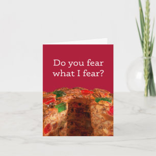 Funny Fruitcake Holiday Card