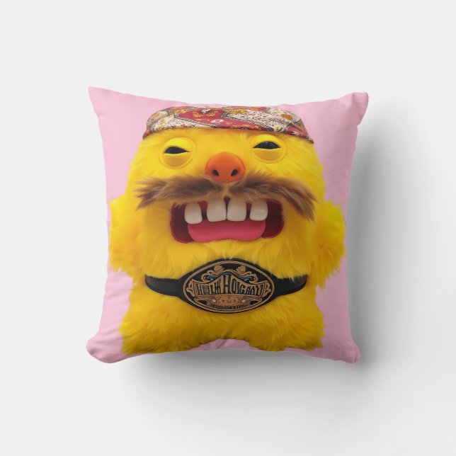 Funny Fugglers Wrestler  Cushion (Front)