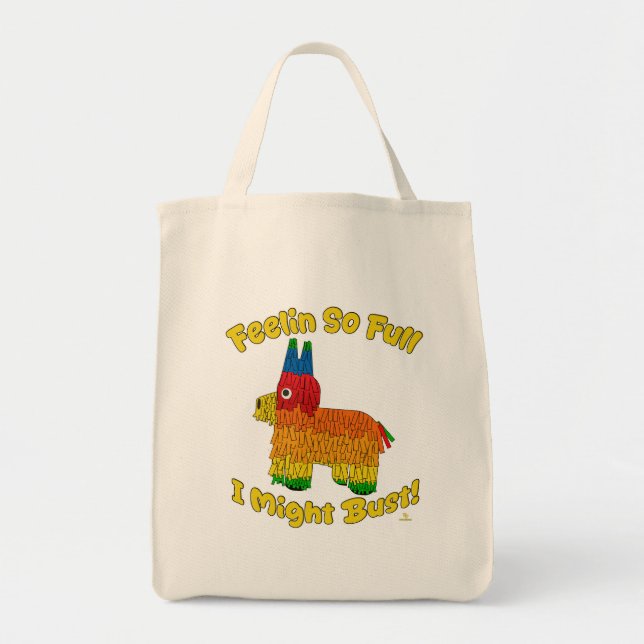 Funny Full Pinata Cartoon Party Time Epic Joy Tote Bag (Front)