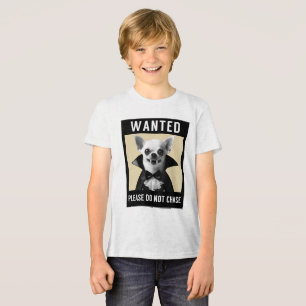 Funny Fun Chihuahua Vampire Spooky Halloween Tri-Blend Shirt