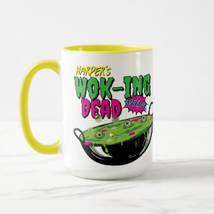 Funny Fun Personalised Wok-ing Dead Special Mug