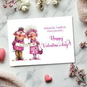 Funny Fun Valentine Card Quirky Couple Humor