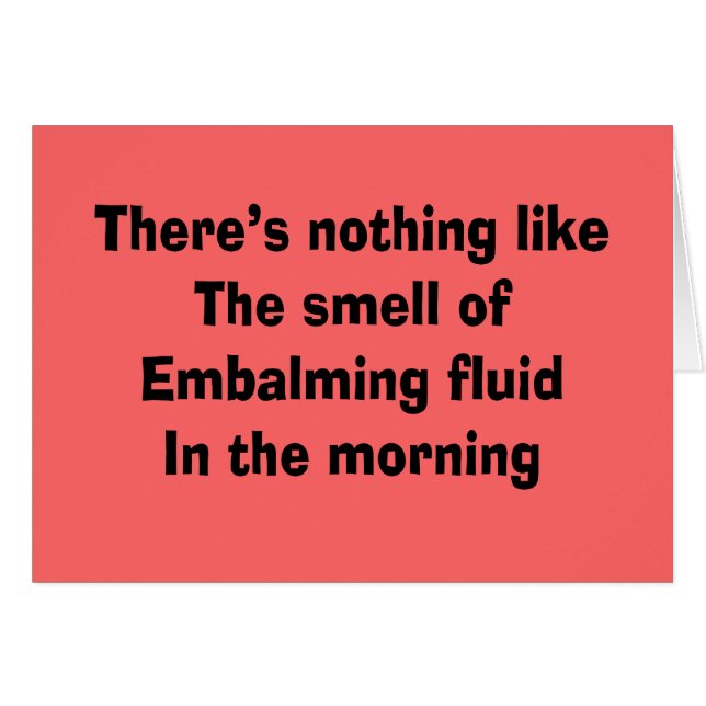 Funny Funeral Director Gifts (Front Horizontal)