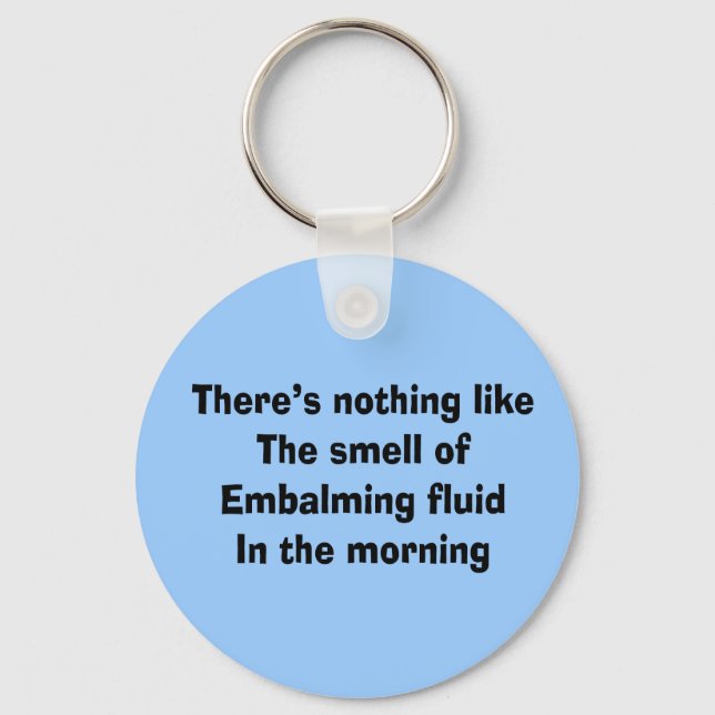 Funny Funeral Director Gifts Key Ring (Front)