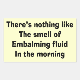Funny Funeral Director Gifts Rectangular Sticker
