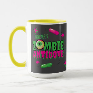Funny Funky Zombie Antidote Shhh... No Talking Mug