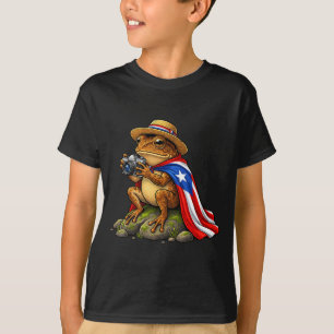 Funny Funny Coqui Frog Puerto Rico T-Shirt