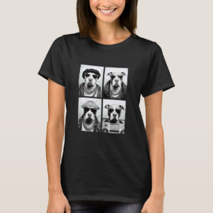 Funny Funny Gangster Pit Bulls Hip Hop Street Dogs T-Shirt