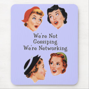 Funny Funny Ladies Mouse Mat