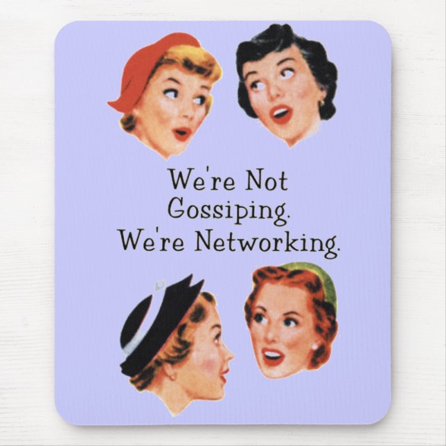 Funny Funny Ladies Mouse Mat (Front)