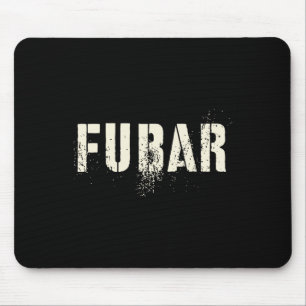 Funny Fur Dad Soldier Military Officer I Eat Crayo Mouse Mat