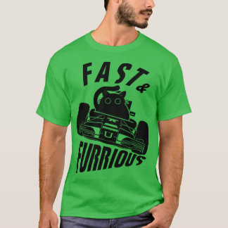 Funny FURRurious driving cat T-Shirt