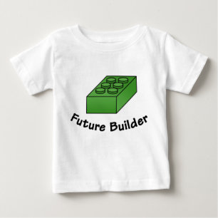 Funny Future Builder - Block Illustrations Baby T-Shirt