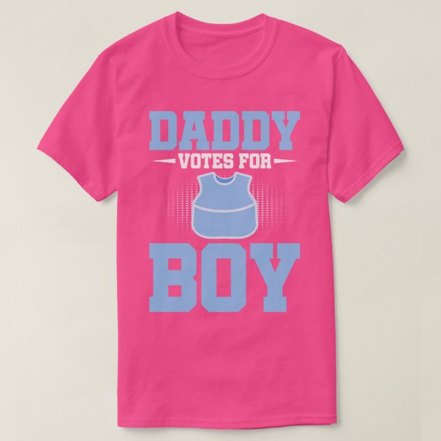 Funny Future Daddy Team Boy Gender Reveal T-Shirt (Design Front)
