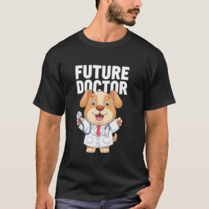 Funny Future Doctor Boys Dog Medical Career Veteri T-Shirt