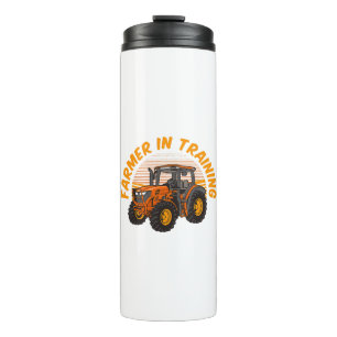 Funny Future Farmer In Training Tractor Farming Thermal Tumbler