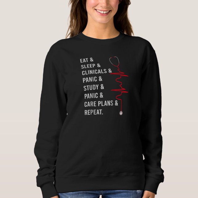 Funny Future Nurse Nursery School  Nurse Raglan Sweatshirt (Front)