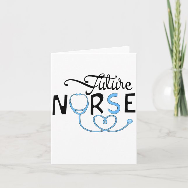 Funny Future Nurse Nursing School Student Nurse In Card (Front)