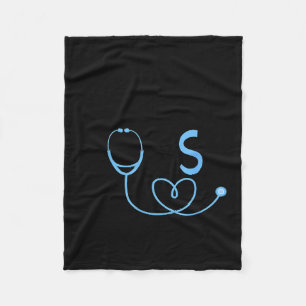 Funny future nurse nursing school student nurse in fleece blanket