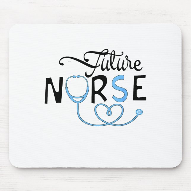 Funny Future Nurse Nursing School Student Nurse In Mouse Mat (Front)
