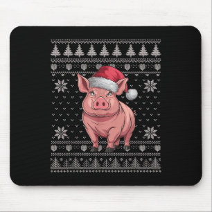 Funny G Ugly Christmas Sweater Santa Xmas Pjs  Mouse Mat