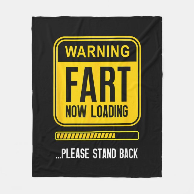 Funny Gag Fleece Blanket (Front)