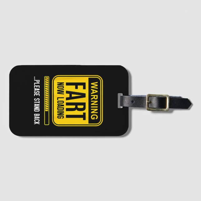 Funny Gag Luggage Tag (Front Horizontal)