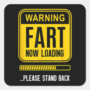 Funny Gag Square Sticker