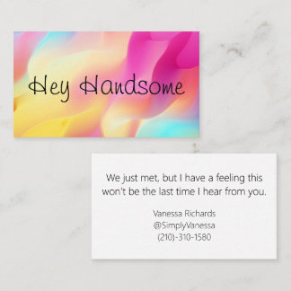 Funny Gals Call Me Date Calling Card